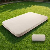 Inflatable Mattress and Air Bed for Car Camping, 10cm Thickness Air Mattress and Camping Mat, Single Inflatable Mattress, 200kg Weight Capacity