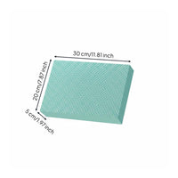 Foam Balance Pad Thick Cushioned Non-Slip Balance Pad Exercise Cushion Dimpled Top Fitness Gear Textured for Mindful Stretching