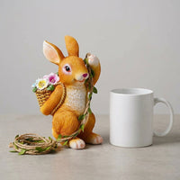 Hanging Animal Garden Ornament, Resin Animals Woodland Creature Decor, Pastoral Outdoor Hanging Decor, Cute Garden Animal for Patio