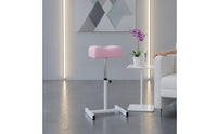 Pedicure Footrest with Padded Top Freestanding Leg Rest Soft for Beauty Parlors