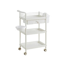 Mobile Beauty Cart with Basin Rolling Salon Storage Cart Compact Hairdresser Trolley Versatile for Hairdressers, Beauticians, Barbers, Hair Salons, Barbershops