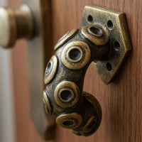 Resin Tentacled Creature Handle Sculptural Steampunk Door Handle Looped End