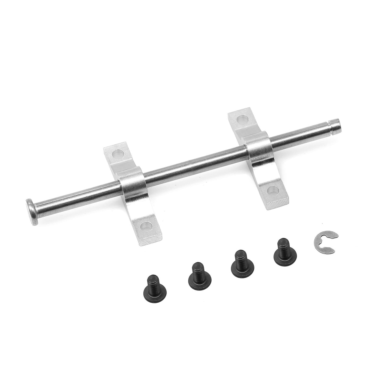 Stainless Steel RC Truck Support Assembly with Screws DIY Model Parts Heavy Duty Hardware Silver-Toned Silver