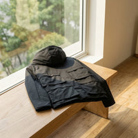 Matte Hooded Jacket Quick-Drying Jacket with Pockets Casual Outerwear Loose Fit for Commuting, Travel