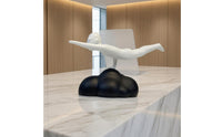 Resin Flying Sleek Figure Home Decoration Available for Purchase Office