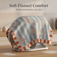 Korean-Style Dopamine Dust Cover for Home Appliances, Microwave Oven Oil-Proof Cloth, All-Season
