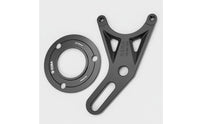 Aluminum Alloy 220mm Disc Brake Adapter Kit CNC Machined Scooter Brake Upgrade Bracket High Strength 84mm Caliper Adapter Bracket Lightweight Design for DIY Mechanics
