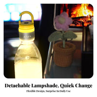 Water Bottle Cap Light Portable LED Camping Light Hanging Lamp for Hikers, Backpackers, Hiking