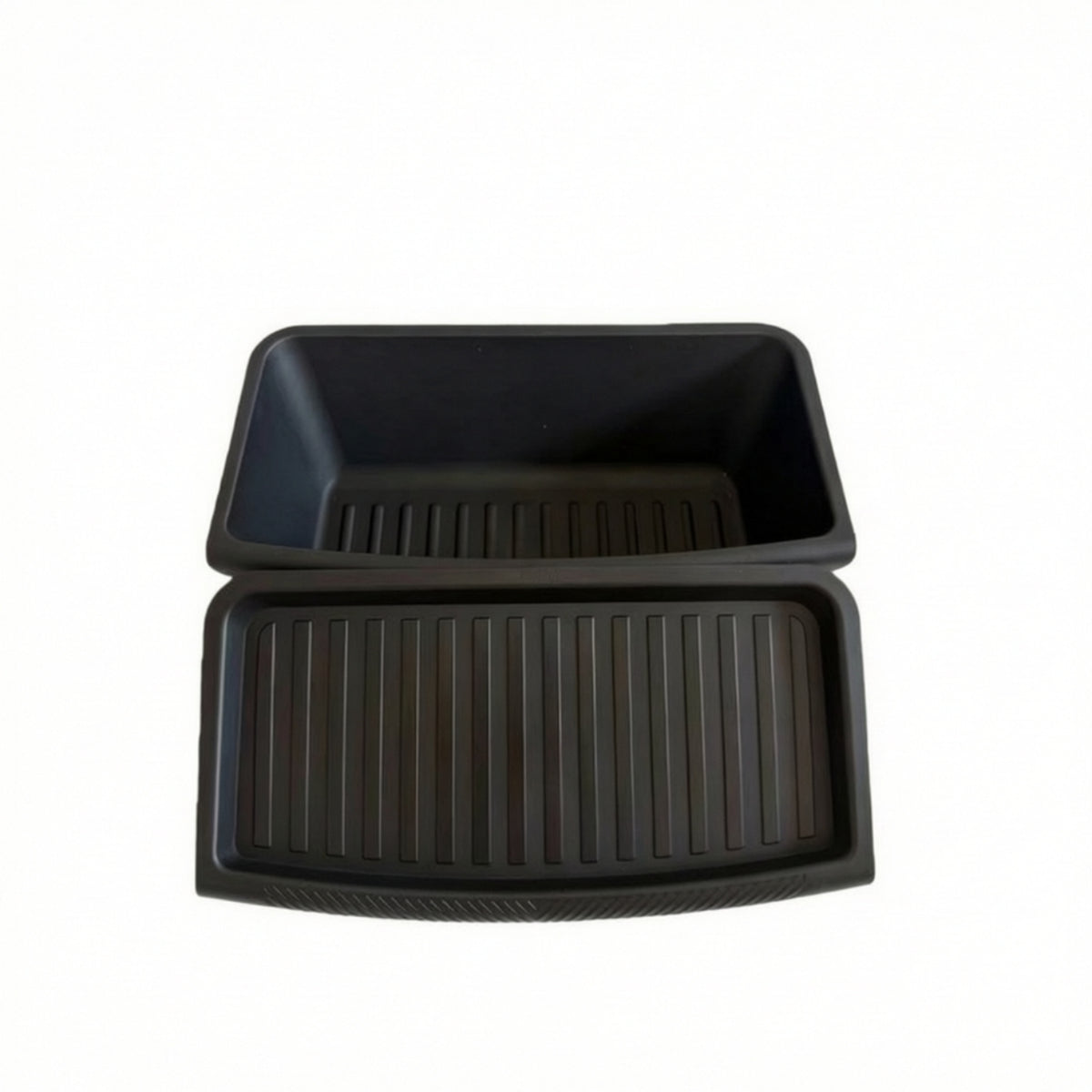 Under-Seat Storage Box with Cover Concealed Under Seat Storage Box Car Organizer Tray with Lid Slim Container