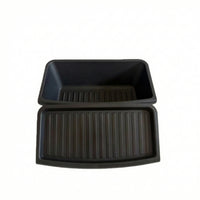 Under-Seat Storage Box with Cover Concealed Under Seat Storage Box Car Organizer Tray with Lid Slim Container