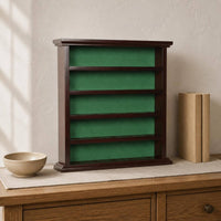 6 Ball Display Shelf Solid Wood Golf Ball Display Rack Tabletop for Home, Office, Lounge Area