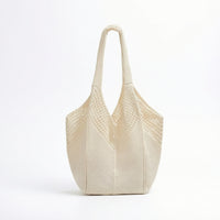 Slouchy Knitted Tote Bag Bohemian Summer Tote Bag Roomy Spacious for Women