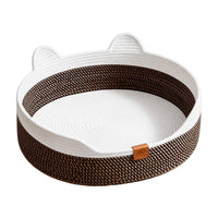 Woven Cat Bed Handwoven Cat Bed with Mat Breathable for Bedroom, Small Dogs