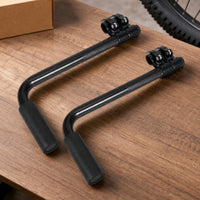 2 Pieces Push Handle Ergonomic Mobility Aid Stable Hardware for Wheelchairs