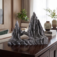 Resin Aquarium Mountain Ornament Natural-Looking Aquarium Rockery Resin Rockery Realistic Mountain Ornament Stone-Like