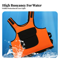 Kayaking Flotation Aid Multiple Pockets Kayaking Flotation Vest Lightweight Flotation Vest Ease of Movement Portable