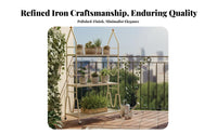 Mobile with casters Multi-Level Plant Ladder Space-Saving A-Frame Plant Ladder Minimalist Design Planter Rack Large Capacity for Gardeners, Homeowners, Balcony, Living Room, Indoor, Indoors