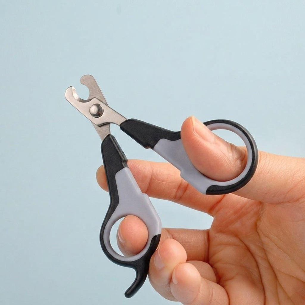Nail Clippers and Stainless Steel Nail Scissors for Pet Grooming, Professional Cat Nail Clippers, Small Dog Nail Clippers for Small Animals