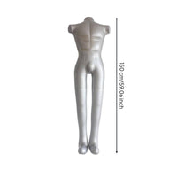 Portable Inflatable Mannequin Easy Storage Inflatable Body Form Eco-Friendly PVC for Street Stall