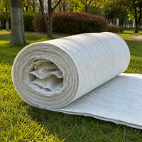 HDPE Geomembrane Sheet Composite Membrane Liner 300gsm Black White Waterproof Membrane Fabric Anti-seepage Membrane For Landfill Outdoor Pond