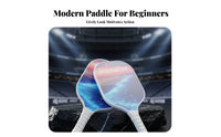 Indoor Outdoor Use Fiberglass Pickleball Rackets Comfortable Grip Pickleball Paddle Set Long-Lasting for Men, Practice Sessions, Training