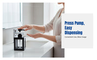 Refillable Press Pump Soap Dispenser, Hotel Bathroom, PP Material