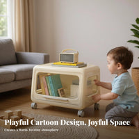 Multi-Drawer Rolling Toy Chest Colorful Design Organizer modular unitary With casters