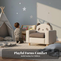 Soft Upholstery Miniature Club Chair Stable and Safe creatureThemed Mini Sofa Ergonomic Back Support Kids Armchair Sturdy Construction for Toddlers, Preschoolers, Parents, Playroom, Nursery, Living Room, Reading Corner