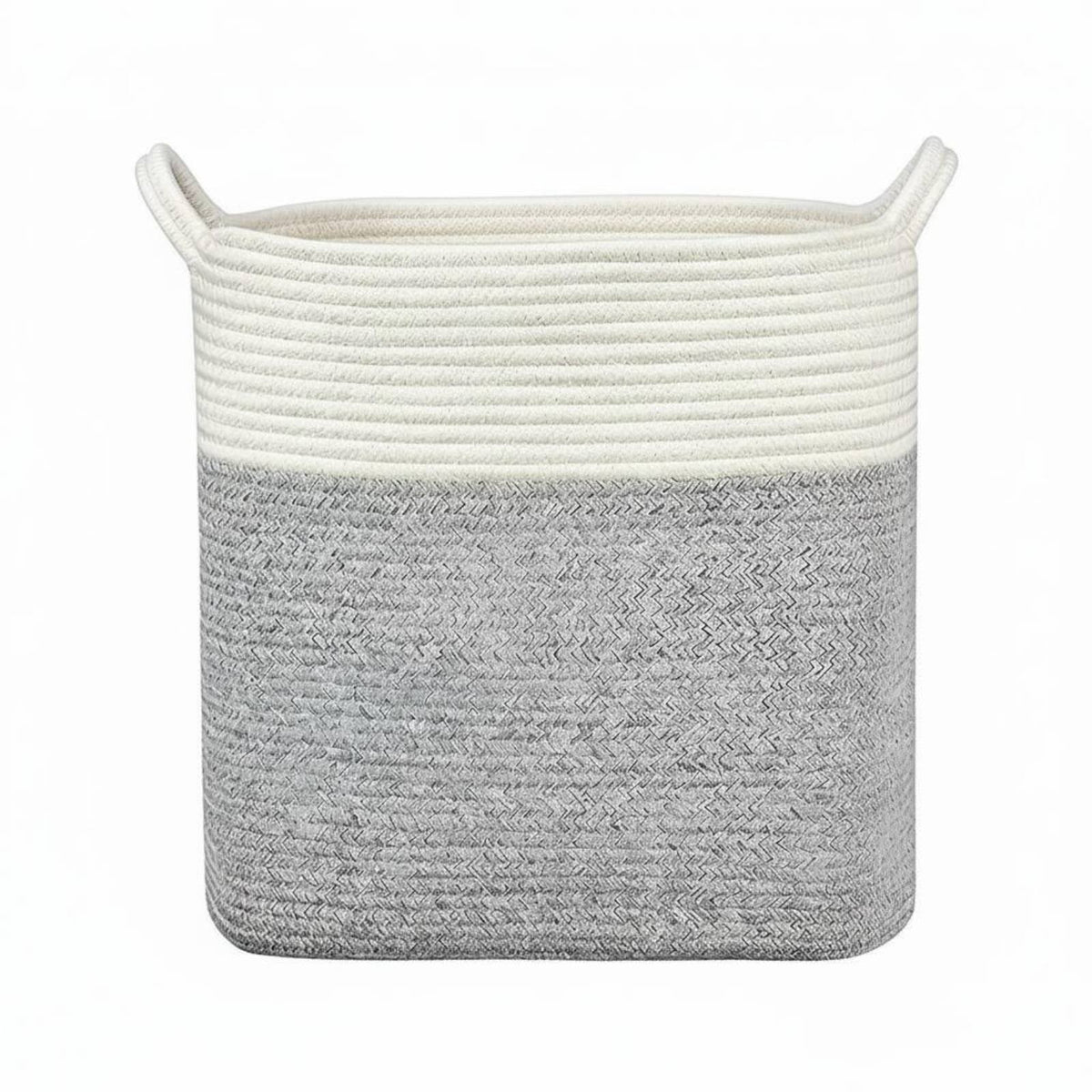 Linen Basket with Handles Blanket Basket Decorative Home Organization for Bedroom