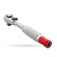 Slim Ratcheting Screwdriver Knurled Ratchet Screwdriver Straight Mini Ratchet Tight Areas for DIYers