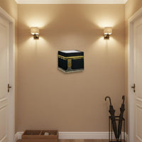 Kaaba Wall Sticker 3D Corner Sticker Simulation Design Removable Cube Corner Decal for Muslims, Living Room, Bedroom
