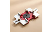Double-Use Design Wood Slotting Jig Precise Positioning Slotting Template High Precision Drill Guide Jig Adjustable Thickness for Woodworkers, Professionals, Carpentry, Workshop