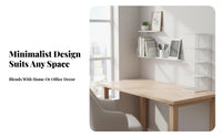 Space-Saving Desktop Book Organizer Minimalist Design Wireframe Book Organizer Multi-Purpose Tabletop Shelf Sturdy Construction for Children, Students, Office Workers, Desk, Study Room, Bedroom
