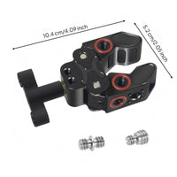 Compact Clamping Mount Adjustable Camera Clamp Heavy Duty Clamping Tool for DSLR Photographers