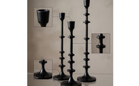 3 Pieces Resin Candlestick Stylish Taper Holder Set Classy Decor for Event Planners, Brides
