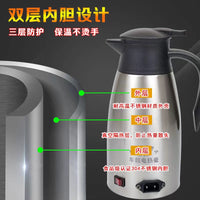 车载烧水壶饮水机热水器24v220V通用电热水壶货车大容量电热水壶