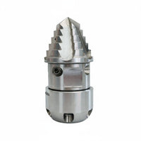 Stainless Steel Rotating Nozzle Clog Removal Rotating Sewer Nozzle Rustproof Rotary tube Cleaning Head for Maintenance Workers