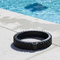 2 Pieces Easy Installation Swimming Pool Cleaner Replacement Tire Long-Lasting Material Pool Cleaner Tire Improved Traction