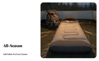 two-wayUse Design transformable Sleeping Bag All-Season Outdoor Equipment Coldresistant Portable Quilt space-saving for Office Workers, Backpackers, Camping, Backpacking, Tent, Hotel