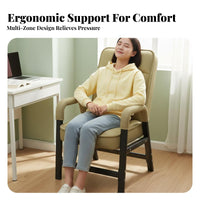 Foldable Design Adjustable Folding Lounger versatileUse Lounge Recliner Comfortable Padding Portable Seating With Headrest for Students, Office Workers, Homeowners, Dormitory, resting, Living Room, Balcony