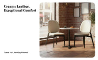 Minimalist Design Upholstered Side Chair Padded Seat and rear Seating Furniture mid-centuryera Modern design Sturdy Frame for Homeowners, Interior Decorators, Restaurant Owners, Dining Room, Home, Kitchen, Cafe