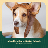 Dog Cat airman Hat, Soft, Warm, For Cosplay, Photo Shoots