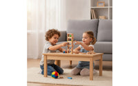 Wooden Pylon Toy Montessori Wooden Bead   Fine Motor Toy with Knobs for Kids