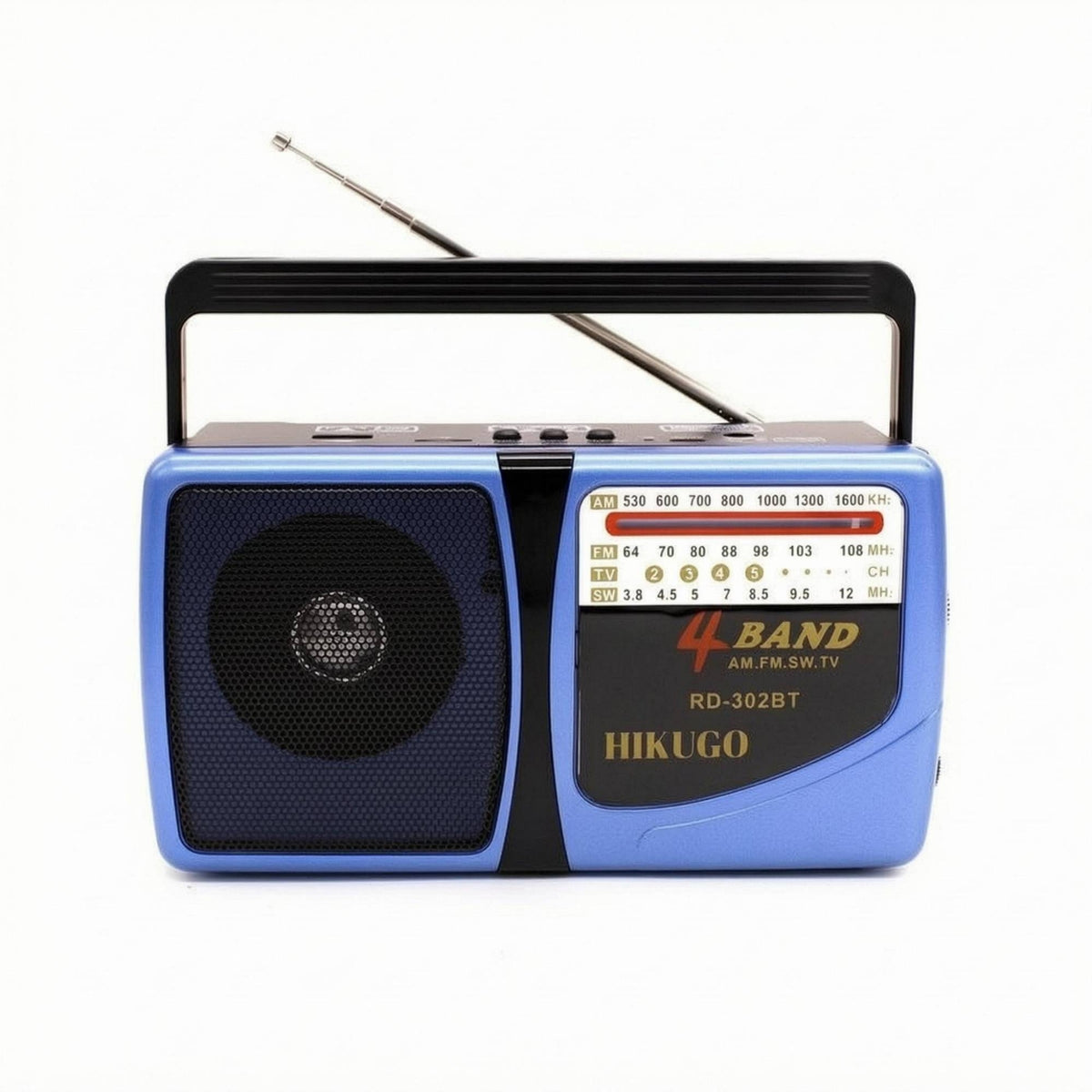 Built-in Handle Portable Bluetooth Radio USB Charging Cable Sound Device Band Markings Electronics Part