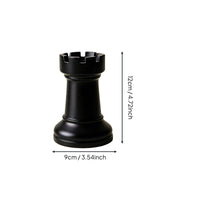 Minimalist Design Chess Rook Pen Holder Creative Design Castle Chess Piece Writing Implement Cup Multi-Functional for Students, Study Room, Office