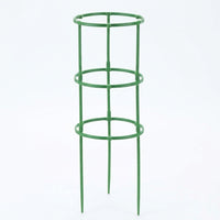 Green Fiberglass Plant Support Trellis, Stackable 3 Arm Trellis for Vining Plants, Weather Resistant Climbing Plant Support for Pots