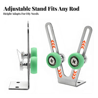 Automatic Rotation Fishing Rod Wrapping Machine Adjustable Speed & Direction Epoxy Resin Coating Machine Long-Lasting Quiet Drive Mechanism