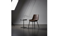 Quilted Leather Dining Chair Easy to Clean Modern Upholstered Side Chair Stain-Resistant Household Furniture for Restaurant, Home Office, Cafe