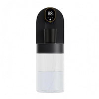 Suction Smart Mouthwash Machine Transparent Reservoir Wall-Mounted Mouthwash Machine LED Display Dispensing Device Built-in Cup Recess