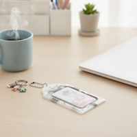 Fuzzy Animal 3-inch PVC Photocard Holder for K-Pop Photocards and ID Cards